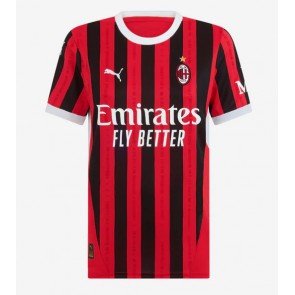 AC Milan Dámské Domácí Dres 2024-25 Krátký Rukáv